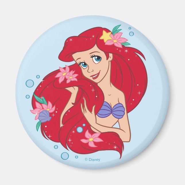 Ariel Ocean Beauty Bloom Magnet (Front)