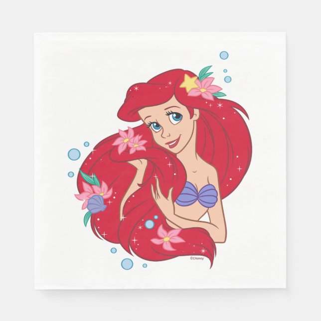 Ariel Ocean Beauty Bloom Napkins (Front)