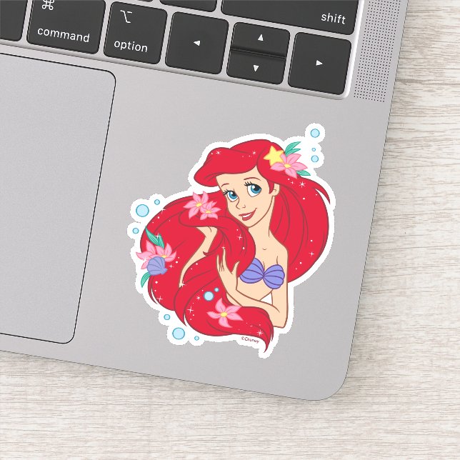 Ariel Ocean Beauty Bloom Sticker (Detail)