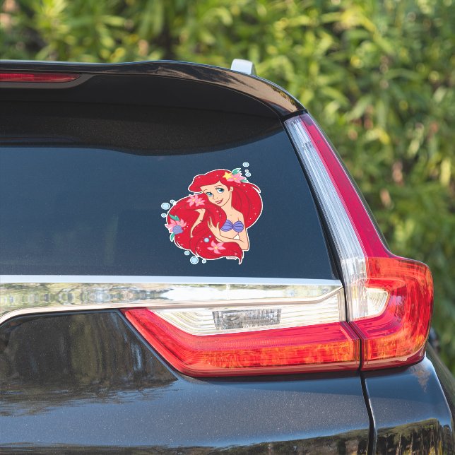 Ariel Ocean Beauty Bloom Sticker (Car Side)