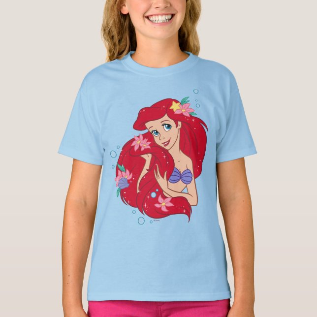 Ariel Ocean Beauty Bloom T-Shirt (Front)