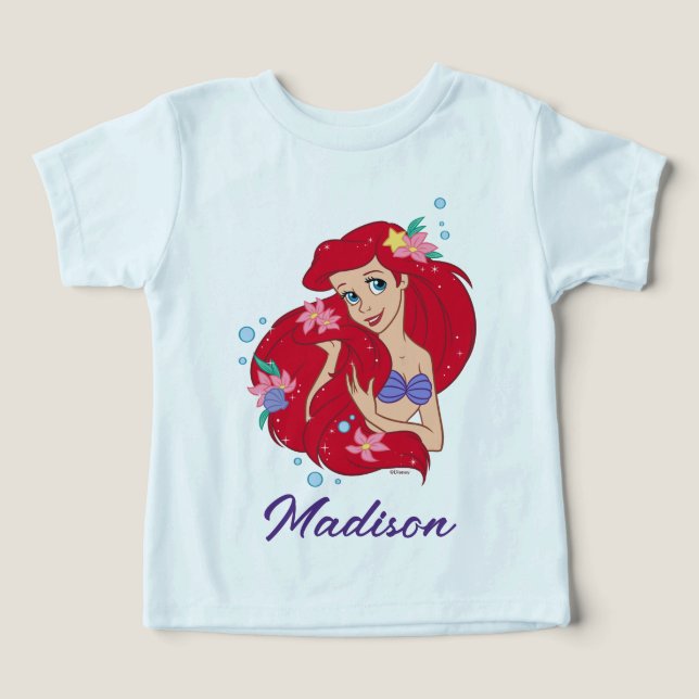 Ariel Ocean Beauty Bloom Toddler T-shirt (Design Front)