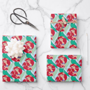 Ariel Ocean Beauty Bloom Wrapping Paper Sheets