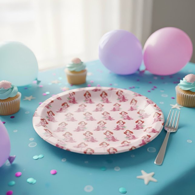 Ariel Paper Plates (Creator Uploaded)