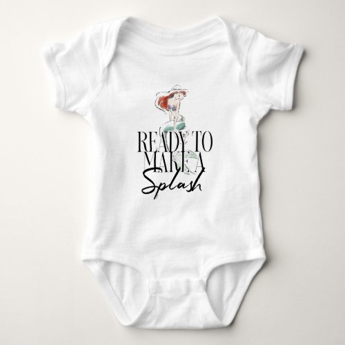 Ariel  Ready To Make A Splash Baby Bodysuit