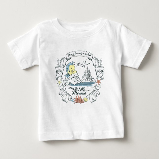 Ariel | Ready to Make a Splash Baby T-Shirt (Front)