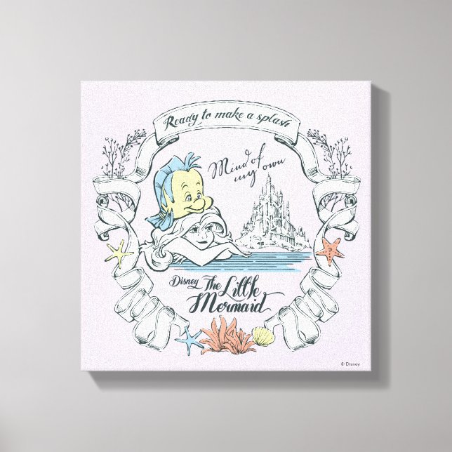 Ariel | Ready to Make a Splash Canvas Print (Front)