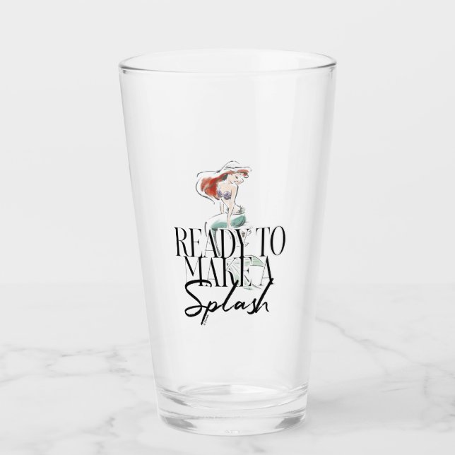 Ariel | Ready To Make A Splash Glass (Front)
