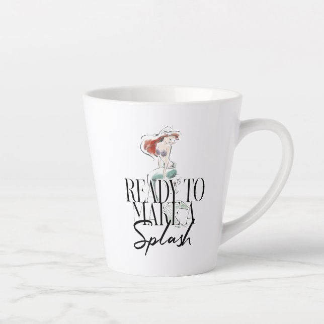 Ariel | Ready To Make A Splash Latte Mug (Right)