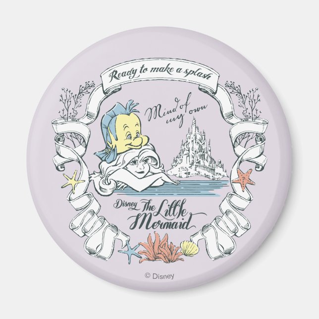 Ariel | Ready to Make a Splash Magnet (Front)