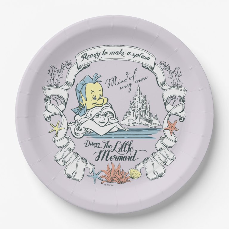 Ariel | Ready to Make a Splash Paper Plates