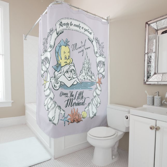 Ariel | Ready to Make a Splash Shower Curtain (In Situ)
