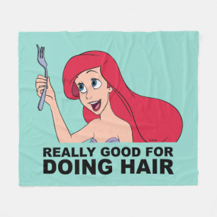 Ariel   Really Good for Doing Hair Fleece Blanket