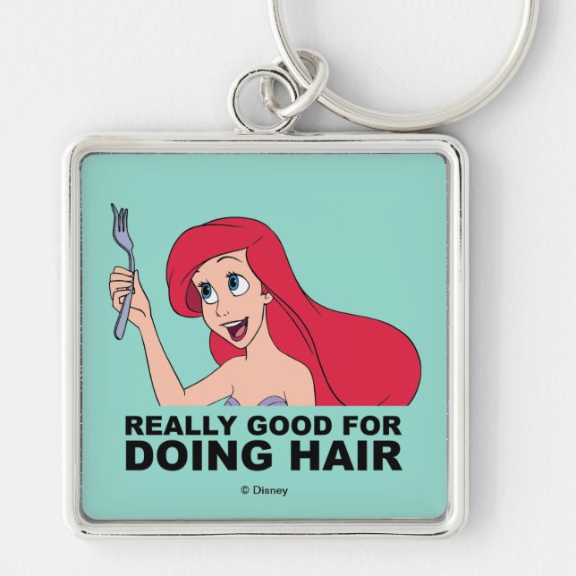 Ariel | Really Good for Doing Hair Keychain (Front)