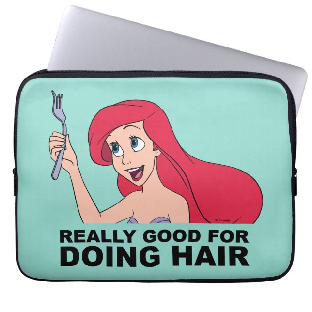 Ariel | Really Good for Doing Hair Laptop Sleeve (Front)