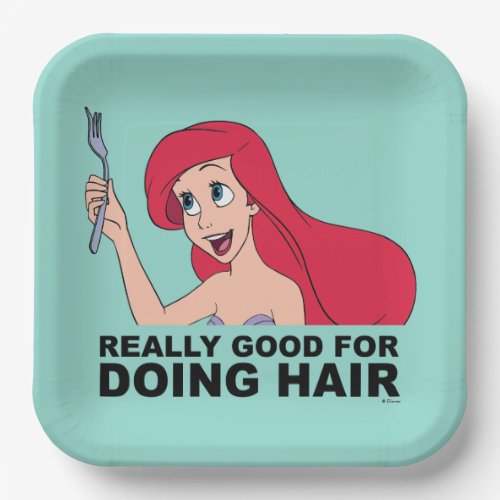 Ariel  Really Good for Doing Hair Paper Plates