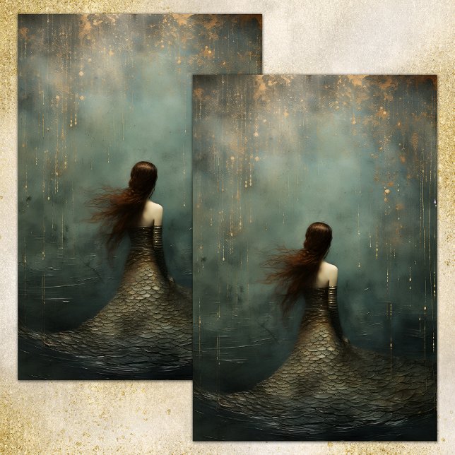 ARIEL RETURNS TO THE SEA DECOUPAGE TISSUE PAPER (ARIEL RETURNS TO THE SEA DECOUPAGE TISSUE PAPER)