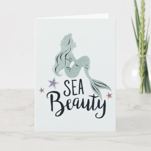 Ariel Silhouette "Sea Beauty" Card