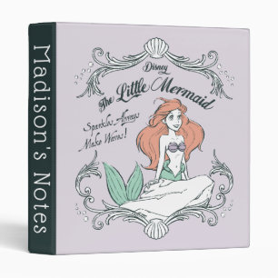 Ariel   Sparkles Always Make Waves Binder