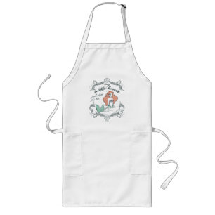 Ariel Sparkles Always Make Waves Long Apron