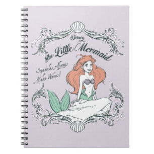 Ariel Sparkles Always Make Waves Notebook