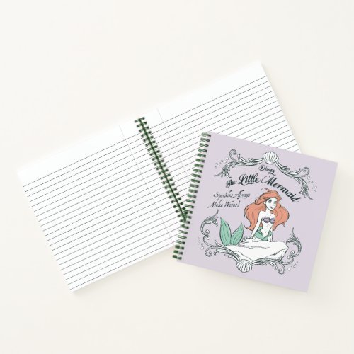 Ariel  Sparkles Always Make Waves Notebook