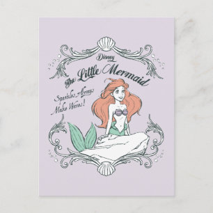 Ariel Sparkles Always Make Waves Postcard