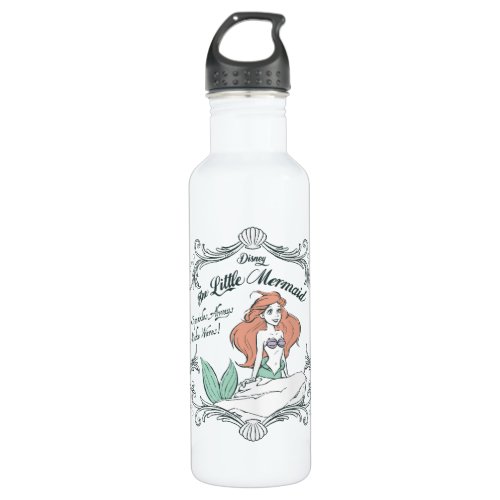 Ariel  Sparkles Always Make Waves Stainless Steel Water Bottle