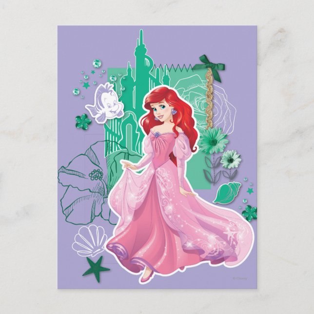 Ariel - Spirited Princess Postcard (Front)