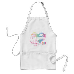 Ariel Surf Princess 89 Tropical Heart Adult Apron