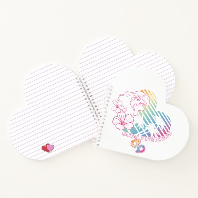 Ariel Surf Princess 89 Tropical Heart Notebook (Inside)