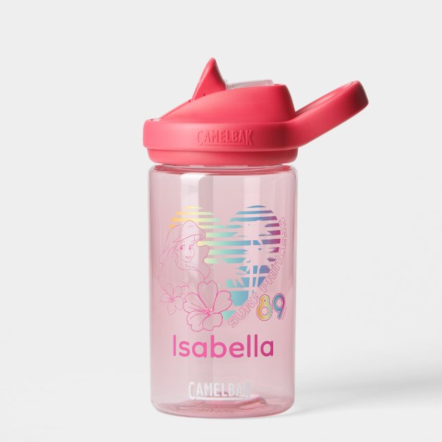 Ariel Surf Princess 89 Tropical Heart Water Bottle (Left)