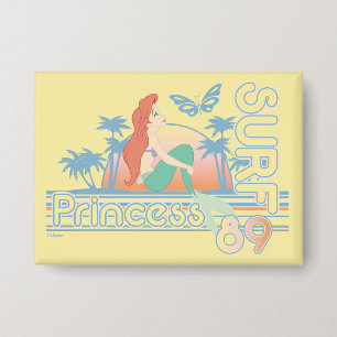 Ariel Surf Princess 89 Tropical Sunset Button