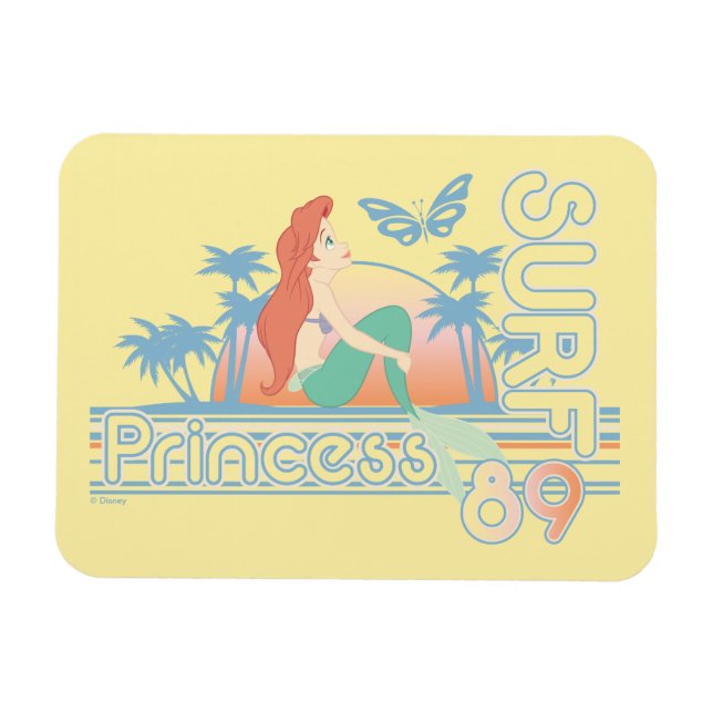 Ariel Surf Princess 89 Tropical Sunset Magnet (Horizontal)