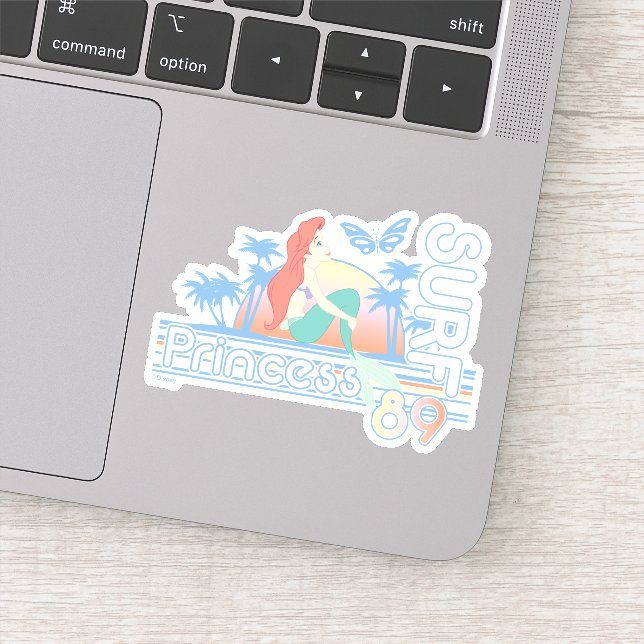 Ariel Surf Princess 89 Tropical Sunset Sticker (Detail)