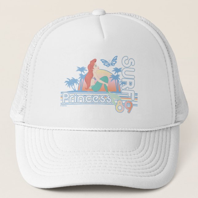 Ariel Surf Princess 89 Tropical Sunset Trucker Hat (Front)