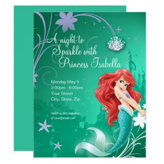 Ariel | The Little Mermaid Birthday Invitation