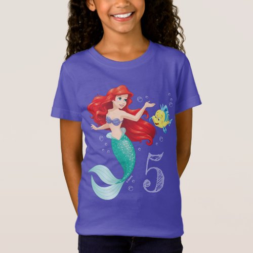 Ariel  The Little Mermaid _ Chalkboard T_Shirt