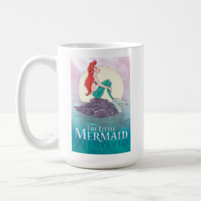 Ariel | The Little Mermaid - Pearlescent Princess Coffee Mug (Left)