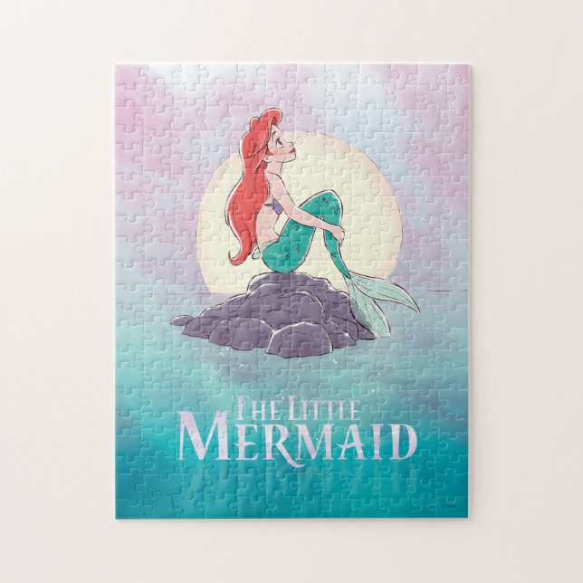 Ariel | The Little Mermaid - Pearlescent Princess Jigsaw Puzzle (Vertical)