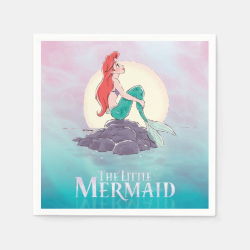 Ariel  The Little Mermaid _ Pearlescent Princess Napkins