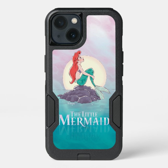 Ariel | The Little Mermaid - Pearlescent Princess Otterbox iPhone Case (Back)