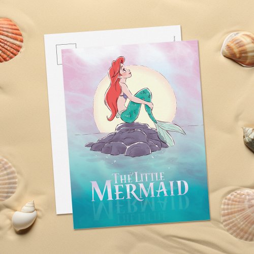 Ariel  The Little Mermaid _ Pearlescent Princess Postcard