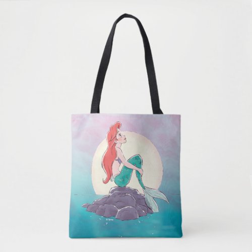 Ariel  The Little Mermaid _ Pearlescent Princess Tote Bag