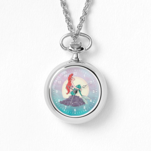 Ariel | The Little Mermaid - Pearlescent Princess Watch (Front)