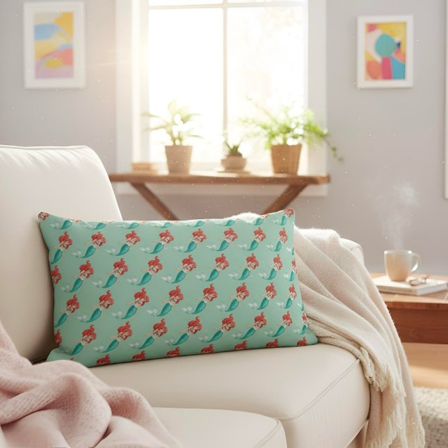Ariel Throw Pillow (Creator Uploaded)