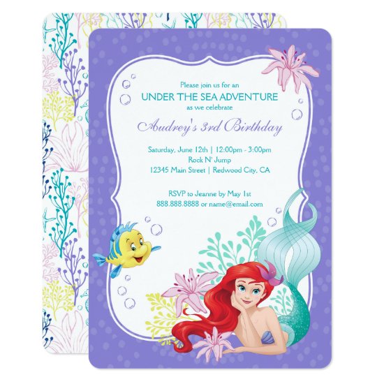 Ariel | Under the Sea Adventure Birthday Card