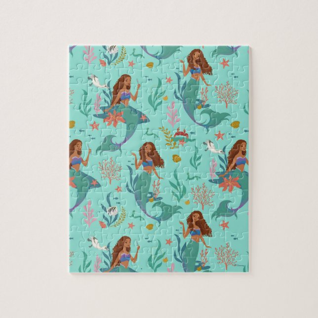 Ariel Undersea Adventure Pattern Jigsaw Puzzle (Vertical)