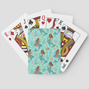 Ariel Undersea Adventure Pattern Poker Cards