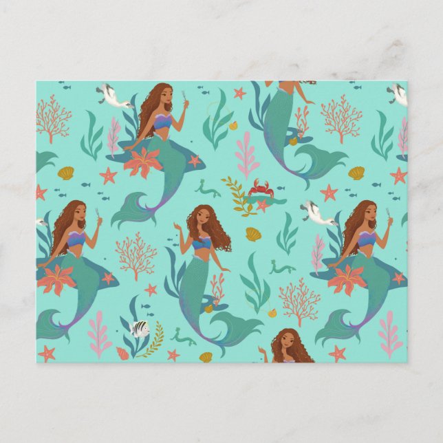 Ariel Undersea Adventure Pattern Postcard (Front)